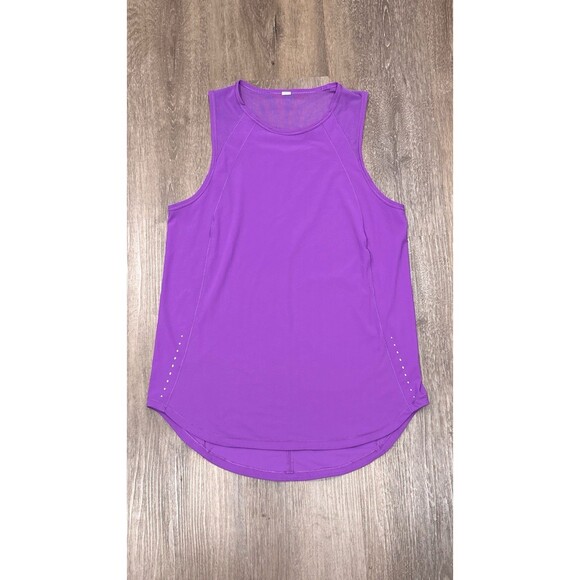 Lululemon Sculpt Tank Womens 6 Purple Sleeveless Vented Back Performance Workout - Picture 1 of 9